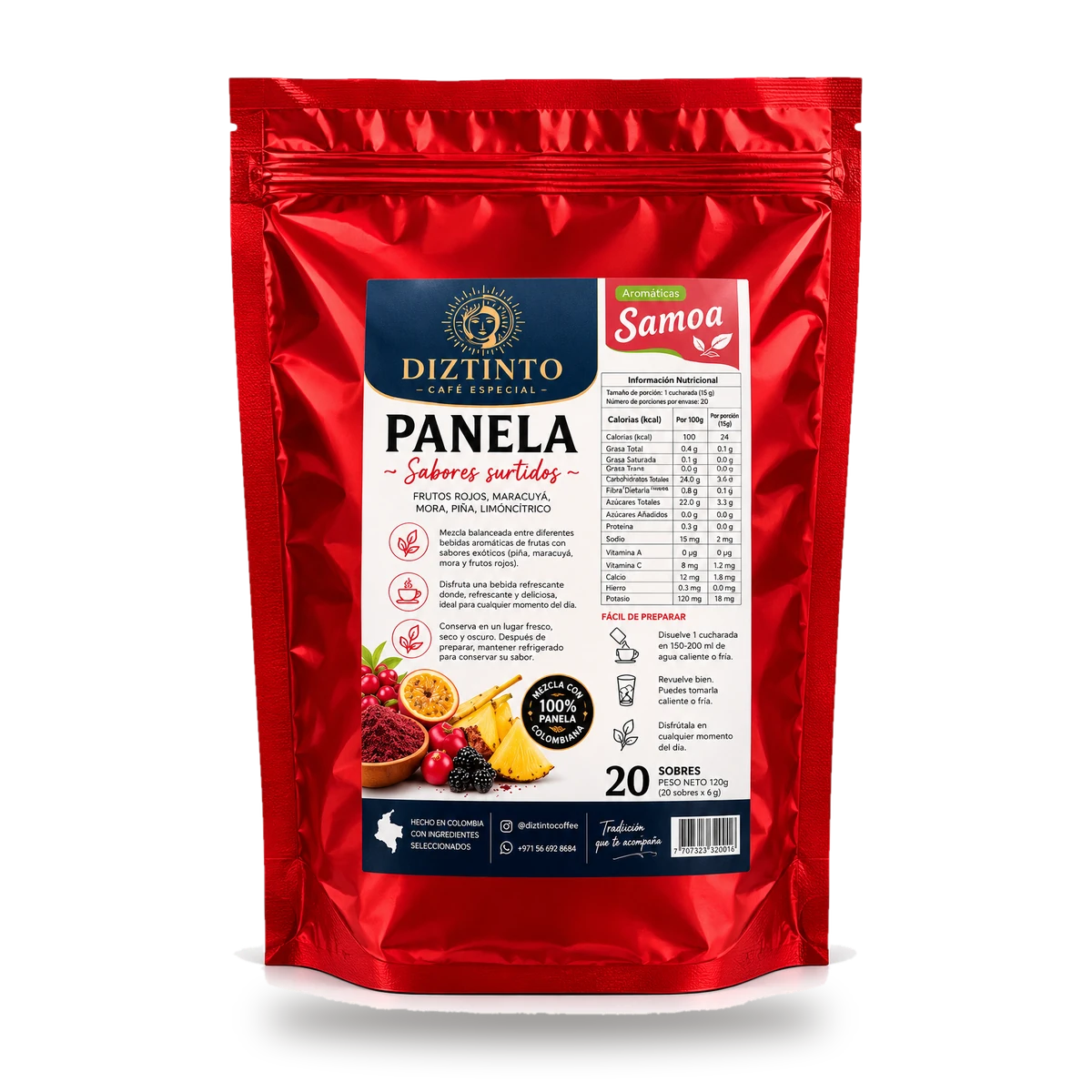 Aromática de Panela Samoa